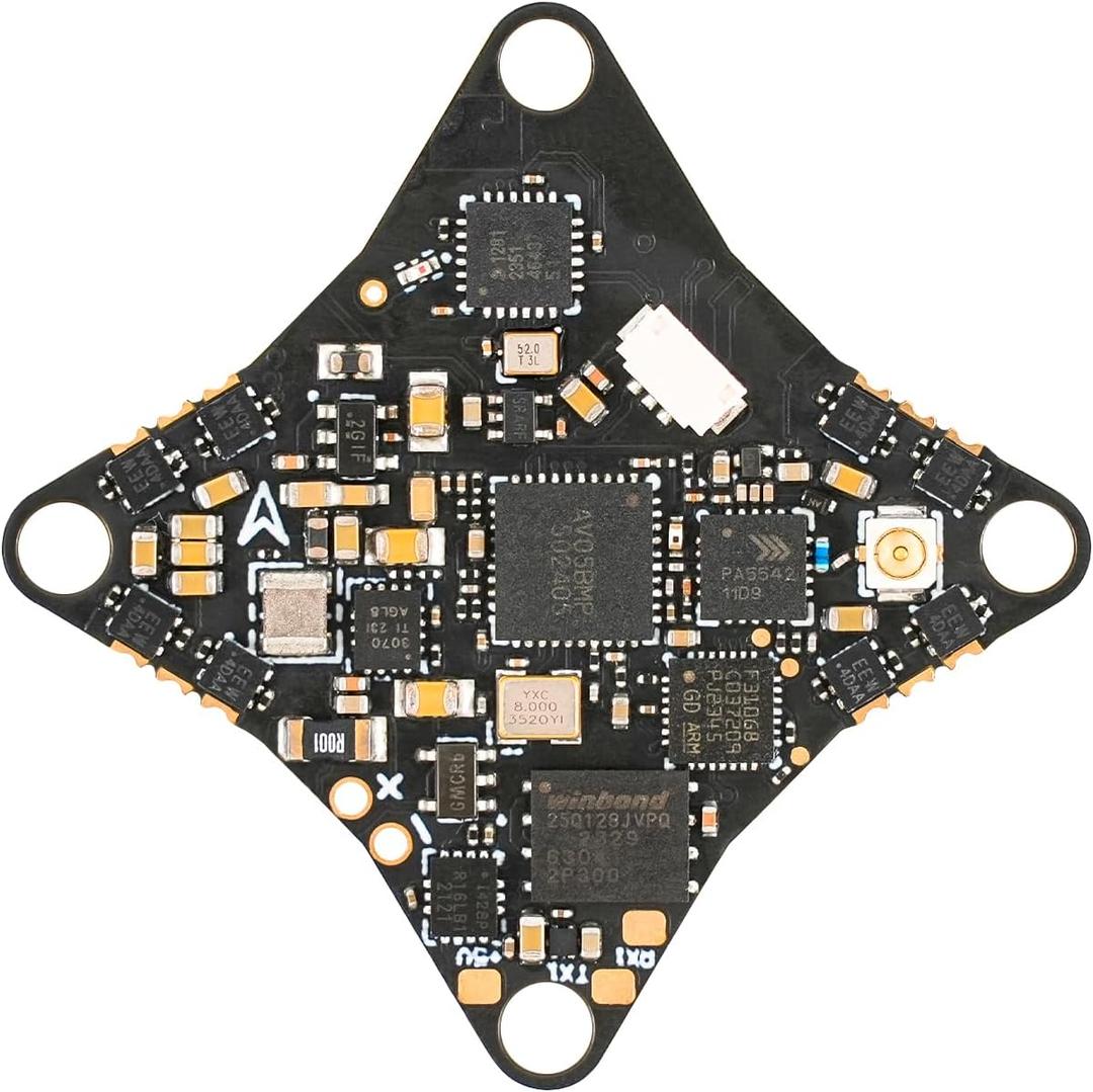 BETAFPV Air 5IN1 Brushless Flight Controller 1S AIO Lightweight FC Built-in Serial ELRS RX with G473 CPU 16MB BlackBox BB51 Bluejay 96K ESC OSD Chip External UART Port for 1S FPV Whoop Quadcopter-ELRS