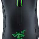 Razer DeathAdder Essential Gaming Mouse: 6400 DPI Optical Sensor  5 Programmable Buttons  Mechanical Switches  Rubber Side Grips  Classic Black
