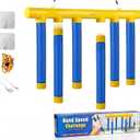 2025 Upgrade Reflex Drop Sticks Challenge Game, Falling Sticks Reaction Training Tool, Adjustable Speed Catching for Hand Eye Coordination & Reaction Time Boost in Adults (Yellow)