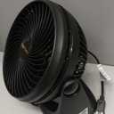 Amazon Basics Air Circulator Fan, Desk Fan for Bedroom, Home and Office, With 90-Degree Tilt Head, 3 Speed Settings, Lightweight (3 LBS), 35 Watts, Black, 11.1"W x 6.3"D x 10.9"H