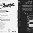 Sharpie Permanent Markers Ultra Fine Point Assorted Colors 12 Count