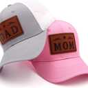 Mom and Dad Hats New Parents Gifts for Couples Baseball Mom Dad Hats for Men Women Dad Gang Hats for Men New Dad Gifts (M)