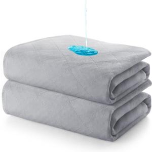 Bed Pads Washable Waterproof 2 Pack for Incontinence, Large 34 x 36 inch Absorbent Underpads, Reusable Pee Pads for Kids, Adults, Pets, Gray Bed Pads Washable Waterproof 2 Pack for Incontinence, Large 34 x 36 inch Absorbent Underpads, Reusable Pee Pads for Kids, Adults, Pets, Gray