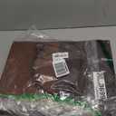 LOVEVOOK Laptop Tote Bag for Women, 15.6 Inch Large Capacity Vintage Leather Work Computer Bag, Business Casual Shoulder Handbag, Brown & Coffee