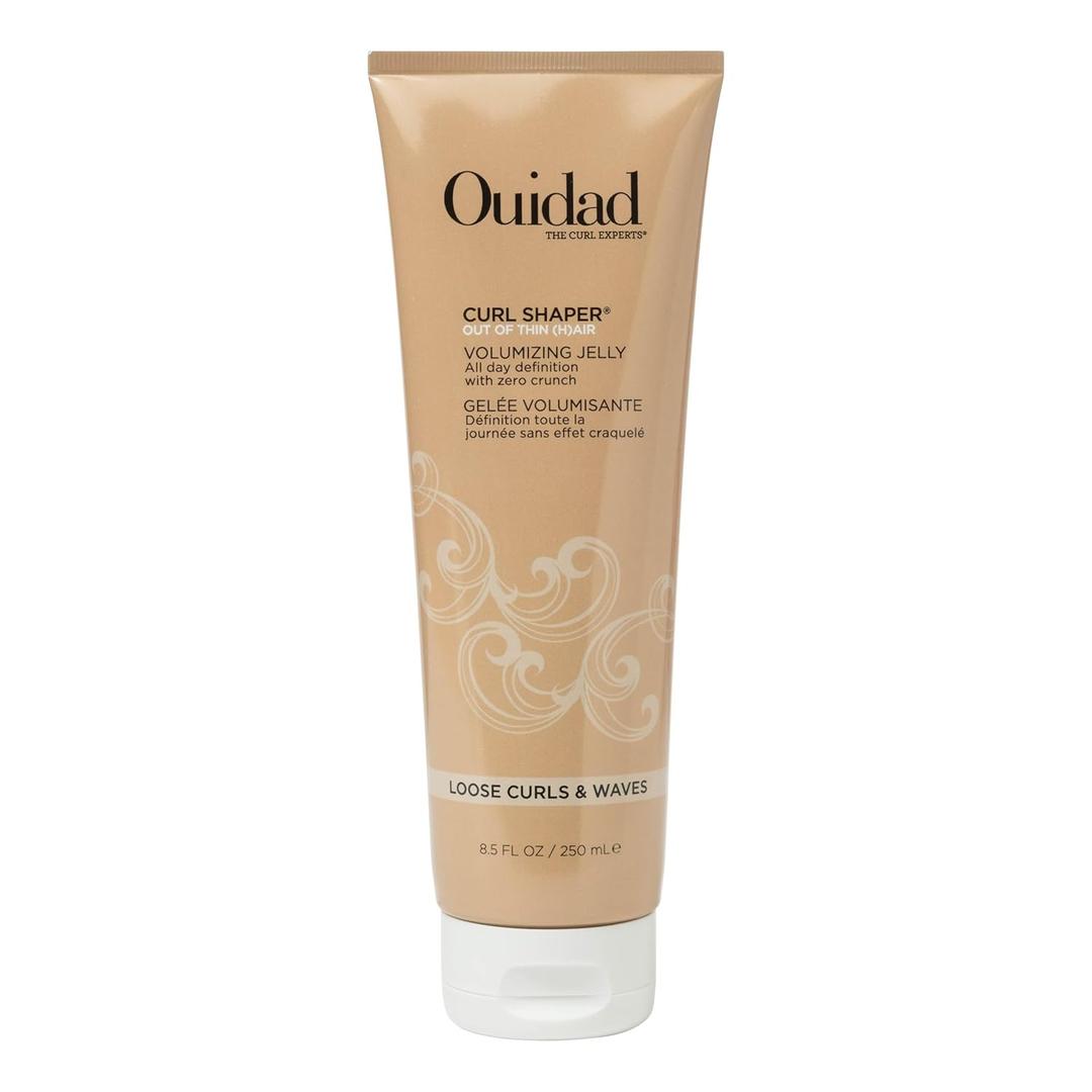 Ouidad Curl Shaper Out Of Thin (H) Air Volumizing Jelly Hair Styling Gel Lightweight Curl Enhancer for Loose Curls & Waves, Soft Hold with No Crunch, Sulfate-Free & Mineral Oil Free