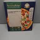 Pizza Pan - 14 Inch Nonstick Pizza Pan for Oven with Widen Handles for Cooking, Baking, and Grilling - Durable, Even Heating, Long-Lasting Kitchen Cookware (2, Grey) (Gray)