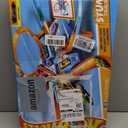 Hot Wheels Track Set with 1:64 Scale Toy Car, 4 Intersections for Crashing, Powered by a Motorized Booster, Criss-Cross Crash Track 