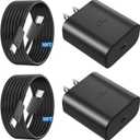 45W USB C Super Fast Charger Type C Charger Fast Charging Android Phone Charger Block with 10FT Type C Charging Cable for Samsung Galaxy S25/S25 Ultra/S25+/S24 Ultra/S24/S24+/S23/S23 Ultra/S22 Ultra