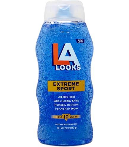 L.A. Looks Sport Xtreme Hold Gel, Hold Level 10+, 20-Ounce 