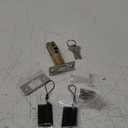 Bathroom Door Latch Accessory Invisible Door Lock Body Single Tongue Design Stainless Steel