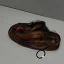 SEIKEA Ponytail Extension, 18" Wavy Claw Clip in Hair Extensions for Women, Lightweight Fluffy Synthetic Ponytail Hairpiece, Natural Soft & Easy to Wear, for Short & Medium Hair Glazed Mahogany