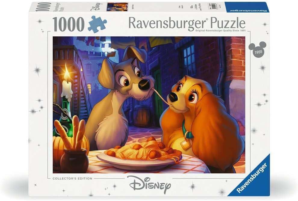Ravensburger Disney Lady and The Tramp 1000 Piece Jigsaw Puzzle for Adults - 12000003 - Handcrafted Tooling, Made in Germany, Every Piece Fits Together Perfectly