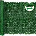 KASZOO Artificial Ivy Privacy Fence Screen 120"40" - UV-Anti Dense Faux Ivy Greenery Backdrop Fence Panels for Patio, Balcony, Garden, Backyard Indoor Outdoor Decor