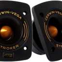 Cerwin Vega CVMPCL1.0T 1" 200W Max / 100W RMS Flush Mount Stroker Pro Series Tweeters, Black