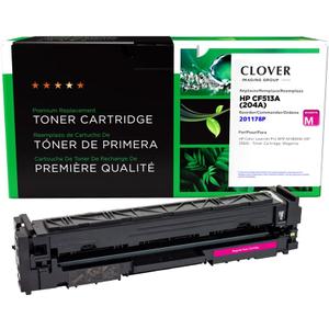 Clover Remanufactured Toner Cartridge Replacement for HP CF513A (HP 204A) | Magenta (900)
