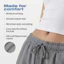 Common Stitch 1 Pack Fleece Joggers for Women Deep Pockets, Slim Fit, Elastic Drawstring Waist (Red)