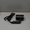 Hair Dryer, 150000RPM Ionic Blow Dryer - Fast Drying, Low Noise, Foldable Portable with Diffuser and Nozzle, Compact Mini for Women and Men, Home and Travel - Black