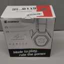 Ozeino 2.4GHz Gaming Headset Wireless with Flip Mic for Ps5, Ps4, PC, Gaming Headphones with USB-A & USB-C Transmitter, 40Hr Battery Gamer Headset for Laptop, Mobile, Mac (Red)