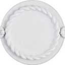 Mud Pie Twisted Round Nested Platter; small 11" dia | large 12 3/4" dia