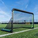 QuickPlay Rhino Folding Aluminum Soccer Goals for Coaching & Training 1-second fold-out setup, Pre-attached net, 50mm aluminum frame, Freestanding, Indoor, outdoor & grass, Small-sided games (4 x 2.5')