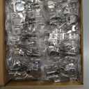 20 Pack Soft Close Cabinet Door Hinges for 1/2" Partial Overlay Cupboard, 100 Degree Opening Angel, Stainless Concealed Kitchen Cabinet Hinges with Mounting Screws and Manual