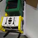 JOYIN Large Friction Powered Garbage Truck Toy Set, Includes Dumpster, Trash Bins, and Learning Cards for Kids, Boy Toys Birthday Gift for Boys Girls Kids Toddler Gift for Christmas (Green)