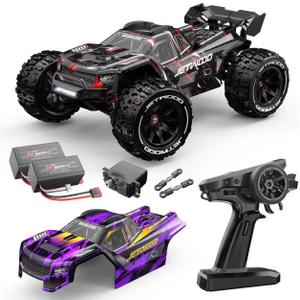 JETWOOD 1/14 50mph Electric Brushless RC Car for Adults, JC14EP V3 All Terrain Super Fast Remote Control Car, Offroad RTR Hobby RC Trucks, Waterproof 3S High Speed, Metal Gear Servo (Upgraded Version)