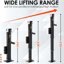 8000 lbs Trailer Jack, Bolt-On, 28.6" Vertical Travel