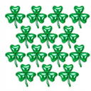 FEBSNOW 24Pcs St. Patricks Day Foil Balloons 18 Inch Lucky Shamrock Balloons Garland for St Patricks Day Irish Festival Holiday Party Decorations