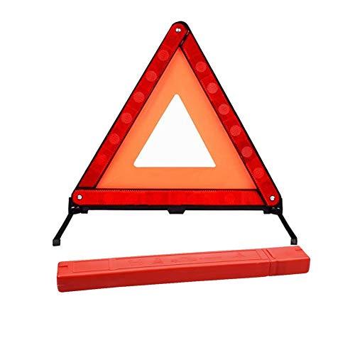 AISIBO Reflective Triple Triangle Car Warning Sign Roadside Hazard Sign Emergency Breakdown Board, Safety Triangle Warning Kit, Foldable Car Roadside Emergency Kit