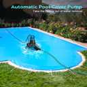 TONGCHANT Swimming Pool Cover Pump, Automatic On Off & 1/2HP | 3200GPH Sump Pump for Inground/Above Ground Pool Cover, Hot-Tub and Rooftop Drainage, 25FT Power Cord and 3/4" Hose Fitting, UL Listed
