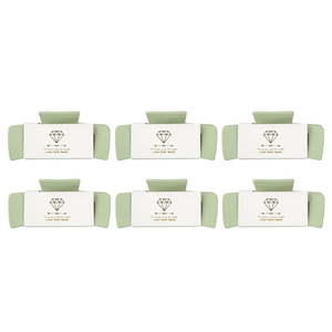 6pcs Bridesmaid Proposal Gifts 4.1 Inch Square Set of 6 Bachelorette Hair Claw Clips ideas Bridal Shower Gift for Wedding Party Favors