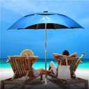 Beach Umbrella Sand Anchor with 3 Nails, Metal Sun Umbrella Holder, Outdoor Umbrella Stand Steel Anchor for Beach Grass Sand, Suitable for Umbrella Under 1.18 inches