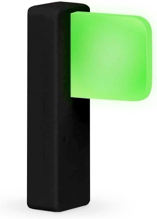 Flag LED USB Busy Light Indicator  Black Luxafor Flag LED Availability Indicator That Eliminates Workspace Distractions and Boosts Productivity (20 inch Cable (USB-C))