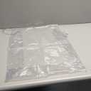 Zipcase 6 Pack Stain, Water and Kitty Scratch Resistant Clear Dining Chair Covers/Slipcovers Chair Protector Waterproof PVC Material, 17”D x 18”W x 4”H with Adjustable Belt Strap, Set of 6