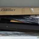 TETOTE 36 x 24 Bathroom Vanity Mirror Cabinet with Tempered Beveled Mirror Black Medicine Cabinet Aluminum Cabinet DTC Hinges, Stepless Adjustable Shelves, Recessed/Surface-Mounted