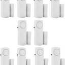 HIIXHC Personal Security Window & Door Alarm Bell | Wireless Sensor Door Window Burglar Alarm | Pack of 10