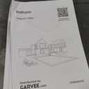 Garvee Queen Bed Frame, Wood Platform Bed with Fluted Design, Low Profile BedFrame, Minimalist Bed Base with Noise-Free, Easy Assembly, No Box Spring Needed, Walnut