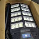12000W Solar Street Lights Outdoor Waterproof 2 Pack, Large Solar Parking Lot Lights Dusk to Dawn with Remote Control and Motion Sensor, Pole or Wall Mount, for Outside Yard Garage Barn Patio