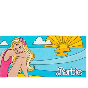 Barbie Super Soft Cotton Bath/Pool/Beach Towel, Barbiecore 58 in x 28 in, (Official Barbie Product) By Franco