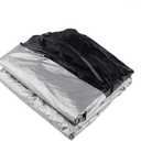 1Pcs 10m Silver Black Plastic Planting Film, 0.012mm Thick Agriculture Ground Cover Film, Protection Greenhouse Keep Warm Weed Control Mulch Film (Size : 2.0M Width)