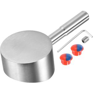 uxcell Single Lever Faucet Handle for 35mm Cartridge, Stainless Steel Faucet Handle Replacement for Kitchen Bathroom Shower, Silver