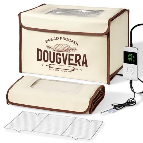 Dougvera Bread Proofing Box 40 x 30 x 25cm Sourdough Box with Temperature Control, 7Ft Cord, Timer – 3 Heating Layer Sides Sourdough Baking Supplies for Beginners, Pros – US Standard Plug
