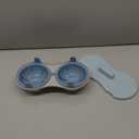 Egg Poacher Microwave Egg Cooker, 2 Cavity Edible Silicone Double Drain Poached Egg Cups, Microwave Egg Poacher Kitchen Cooking Gadgets