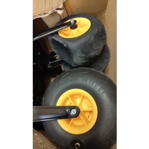 Beach Wagon with Big Wheels for Sand,400L Double Decker Wagon with Extender