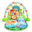CUTE STONE Baby Gym Play Mat , Kick and Play Piano Gym, Musical Activity Center for Infants Toddlers
