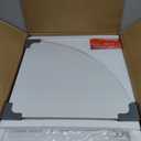 Fun Memories Corner Shelf Wall Mount, Floating Corner Shelves, Set of 2 Corner Wall Shelf Organizer, Rustic Wood Wall Storage Display Shelves for Living Room Bedroom Bathroom Kitchen, Rustic White (10.5"W x 10.5"D)