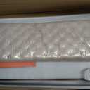 Elevated Wood Dog Bed Frame with Foam Mattress, WalnutPattern, M