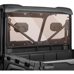 StarknightMT Uforce 600 Rear Windshield UTV Tinted Back Window Compatible With 2021+ CFMOTO UForce 600 Back Windshield Clear Windscreen 250 Time Stronger Than Glass