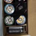 EverBrite 6-Pack Mini Flashlights, Glow in Dark Flashlights, Aluminum LED Flashlights Party Favors Assorted Colors for Camping, Hiking, Indoor, 18XAAA Batteries Included